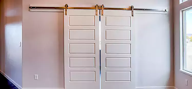 Glass Barn Door with Installation Hardware Kit Oxford